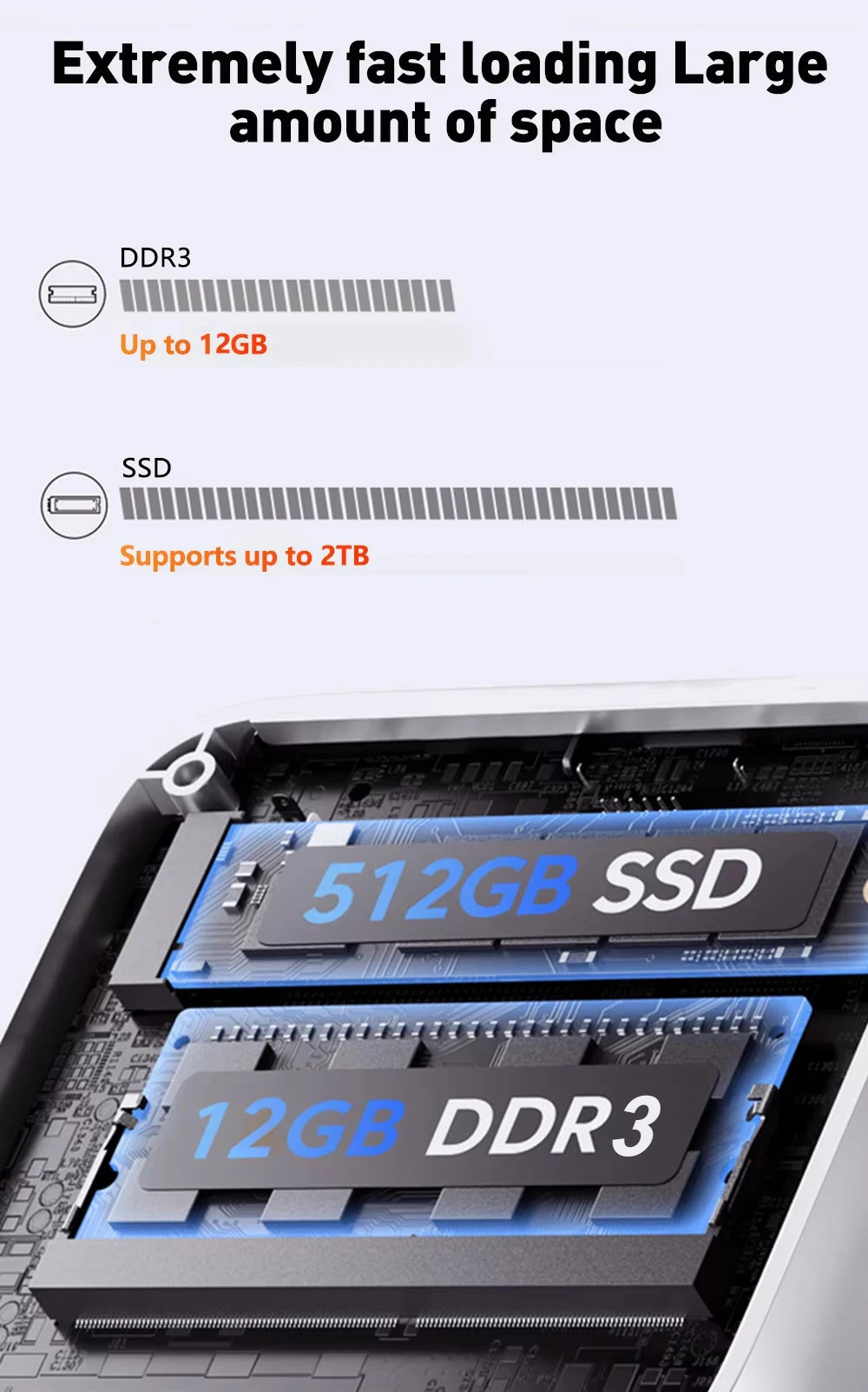 Mini PC Intel Core i7 8500Y Windows 10 12GB LPDDR3 1TB 2TB M.2 SSD Gamer Pc 4K HD WIFI 6 BT4.2 Desktop Computer