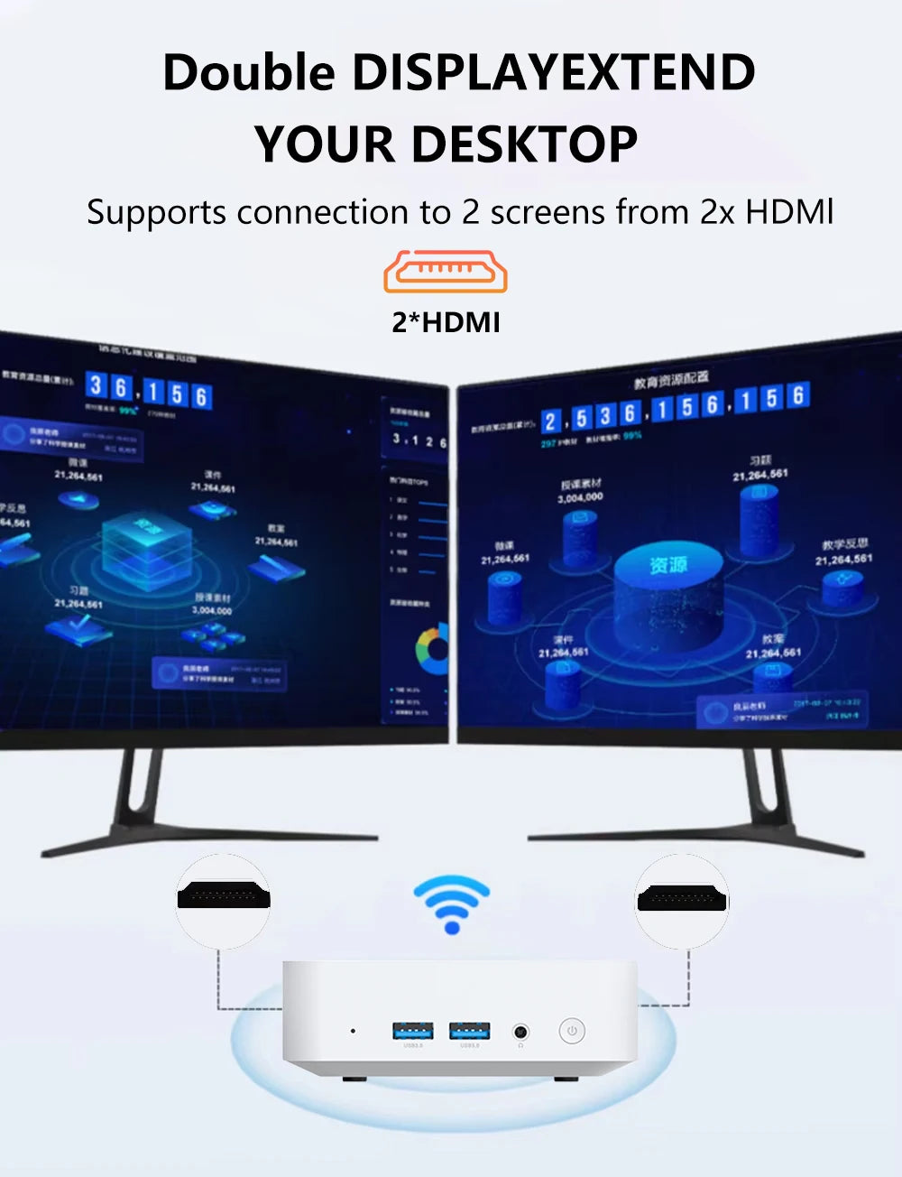 Mini PC Intel Core i7 8500Y Windows 10 12GB LPDDR3 1TB 2TB M.2 SSD Gamer Pc 4K HD WIFI 6 BT4.2 Desktop Computer