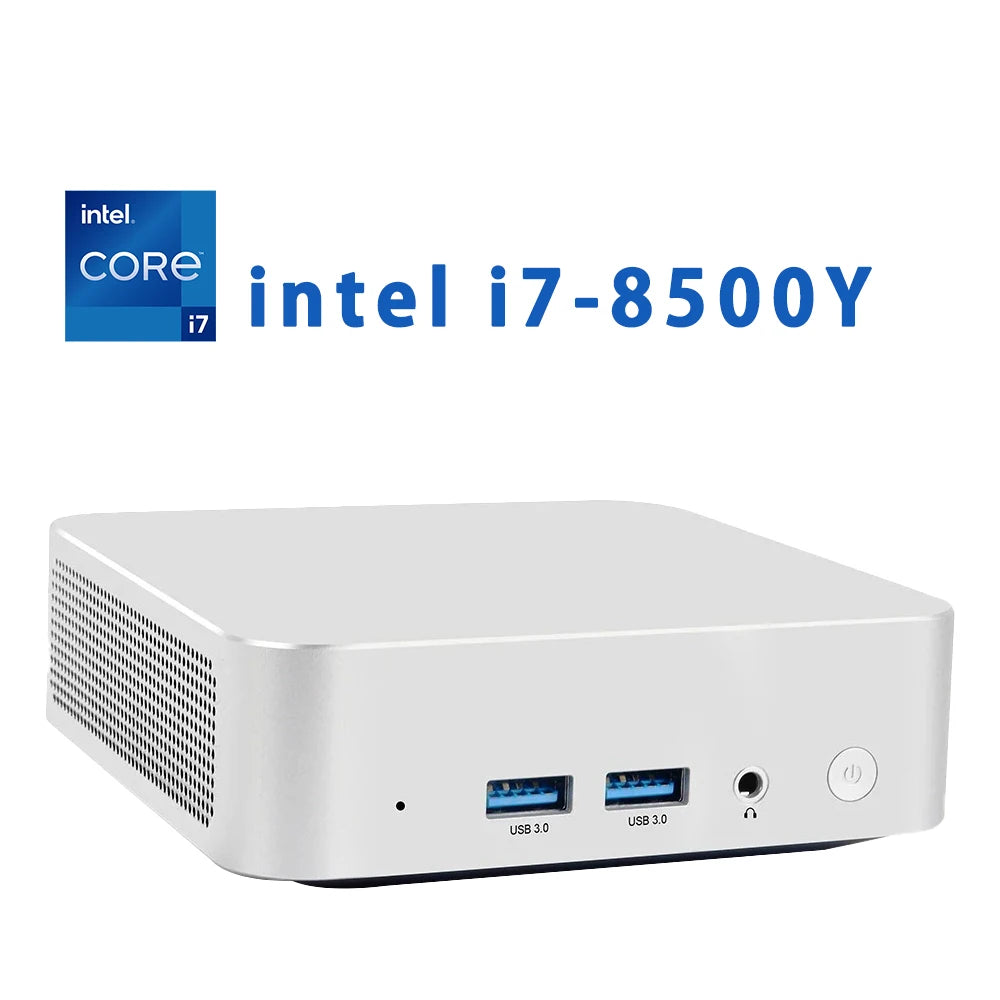 Mini PC Intel Core i7 8500Y Windows 10 12GB LPDDR3 1TB 2TB M.2 SSD Gamer Pc 4K HD WIFI 6 BT4.2 Desktop Computer