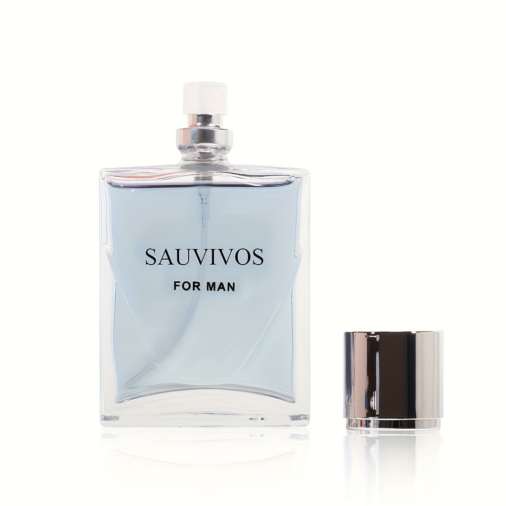 60ml Seductive Eau De Parfum for Men - Refreshing Long-Lasting Lemon, Prickly Ash, Cedar Wood Fragrance with Invigorating Top Notes, Perfect for Dating, Daily Life, and a Memorable Christmas Gift