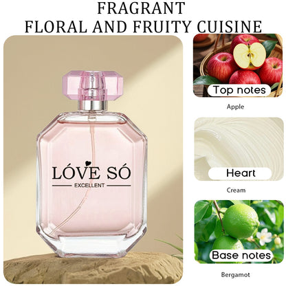 The Special Women's Perfume, Featuring Rose Ginger And Freesia, Undertones Of Lily Carnations And Violets, Undertones Of Musk, Oakmoss And Patchouli, Is The Perfect Gift for All Occasions
