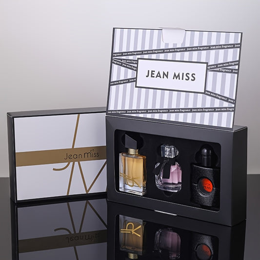 Women's Perfume Set Rose Perfume Long-lasting Light Perfume, Free Christmas Gift Box Set for Women