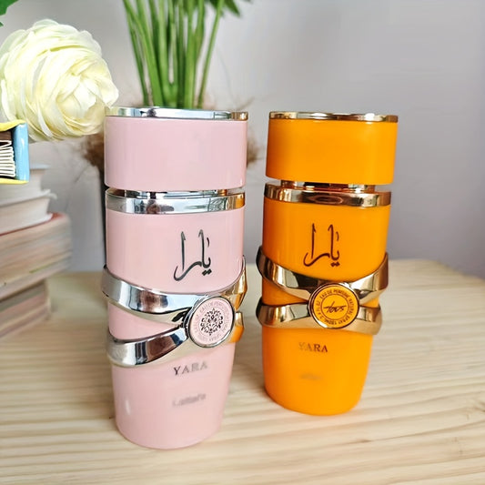 Lattafa yara pink perfume Perfumes Yara For Women EDP _100ML (3.4 0z) By Lattafa Perfumes- Long Lasting Women's Perfume Vanilla Aroma Scented Scent Lattafa Per fumes3.40z (100ml) Scented Scent Fragrance Pack Blend Gift Cosmet