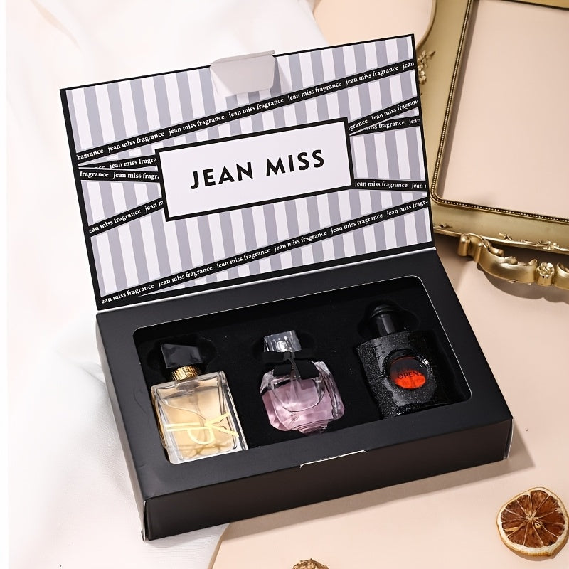 Women's Perfume Set Rose Perfume Long-lasting Light Perfume, Free Christmas Gift Box Set for Women