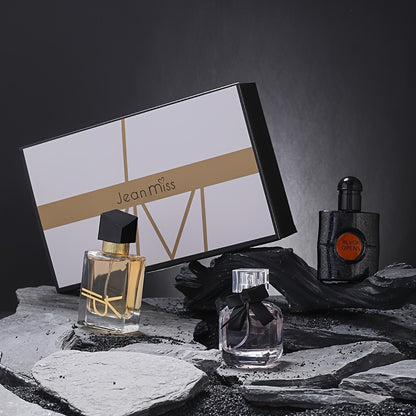 Women's Perfume Set Rose Perfume Long-lasting Light Perfume, Free Christmas Gift Box Set for Women