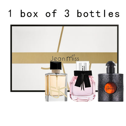 Women's Perfume Set Rose Perfume Long-lasting Light Perfume, Free Christmas Gift Box Set for Women