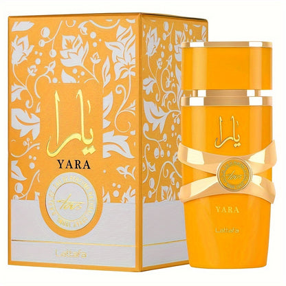 Lattafa yara pink perfume Perfumes Yara For Women EDP _100ML (3.4 0z) By Lattafa Perfumes- Long Lasting Women's Perfume Vanilla Aroma Scented Scent Lattafa Per fumes3.40z (100ml) Scented Scent Fragrance Pack Blend Gift Cosmet