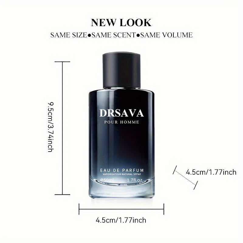 50ml Fougere Fusion Eau De Parfum for Men - Long-Lasting, Refreshing Cologne with Seductive Notes - Perfect Gift for Father's Day, Dating, and Daily Life