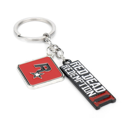 Revolver Weapon Model Letter Tag Pendant