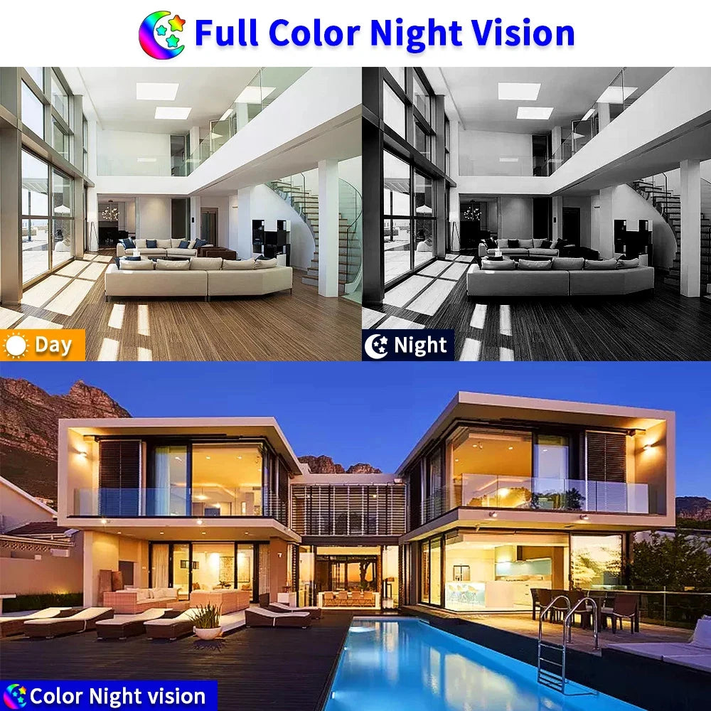 AHD Camera 8MP 5MP 2MP Color Night Vision CCTV Video Surveillance Security Outdoor Waterproof Bullet Metal AHD Camera 4K 1080P