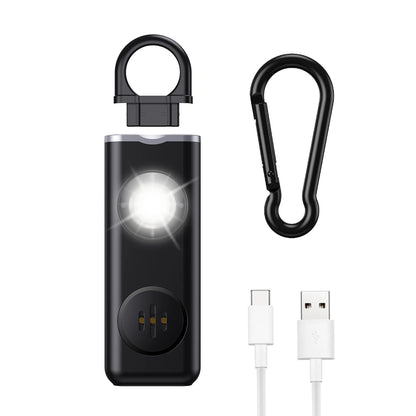 130dB Self Defense Siren Safety Alarm for Women Keychain with SOS LED Light Personal Alarms Personal Security Keychain Alarm