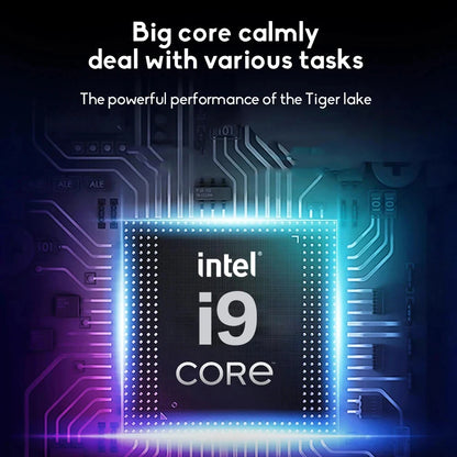 14.1" Windows 11 Gaming laptops Intel Core i9 8950HK 16GB DDR4 1TB 2TB SSD Office Study Business Notebook 1920*1080 HD Pc Gamer