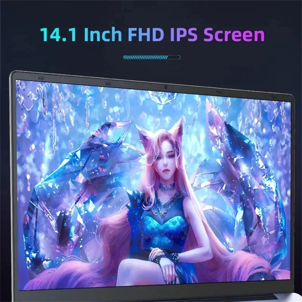 14.1" Windows 11 Gaming laptops Intel Core i9 8950HK 16GB DDR4 1TB 2TB SSD Office Study Business Notebook 1920*1080 HD Pc Gamer