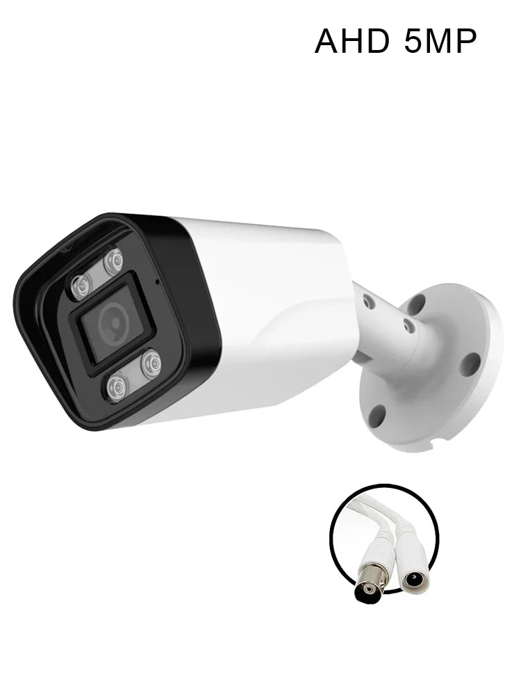 AHD Camera 8MP 5MP 2MP Color Night Vision CCTV Video Surveillance Security Outdoor Waterproof Bullet Metal AHD Camera 4K 1080P