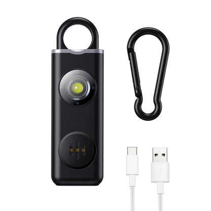130dB Self Defense Siren Safety Alarm for Women Keychain with SOS LED Light Personal Alarms Personal Security Keychain Alarm