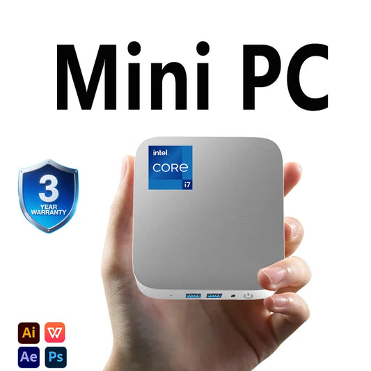 Mini PC Intel Core i7 8500Y Windows 10 12GB LPDDR3 1TB 2TB M.2 SSD Gamer Pc 4K HD WIFI 6 BT4.2 Desktop Computer