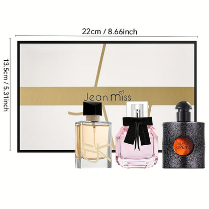 Women's Perfume Set Rose Perfume Long-lasting Light Perfume, Free Christmas Gift Box Set for Women